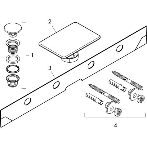 hansgrohe Washbasins: Xevolos E, Wash basin 1200/480 without tap hole ...
