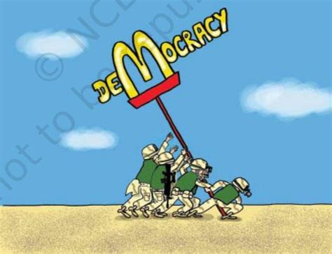This cartoon was drawn when elections were held in iraq with the ...