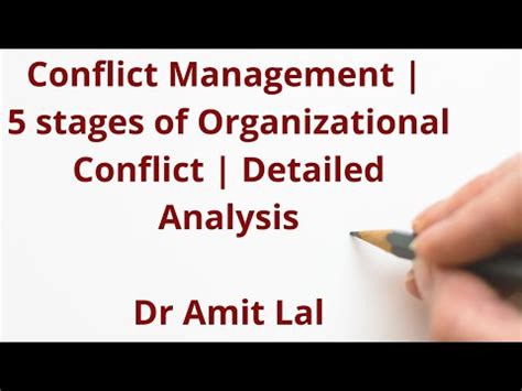 Conflict Management - Conflict Process - 5 stages of Organizational ...