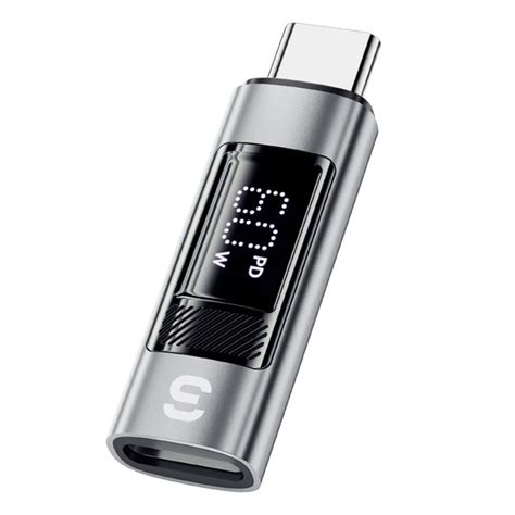ESSAGER Fast Charging Adapter 480Mbps Aluminum Alloy Mini Converter wi ...