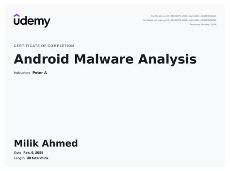 Android Malware Analysis Certification - Milik-Forensic Expert