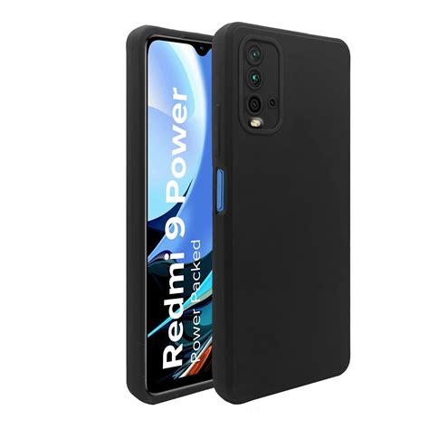 Pikkme Mi Redmi 9 Power Back Cover Soft Matte Liquid Silicone TPU ...