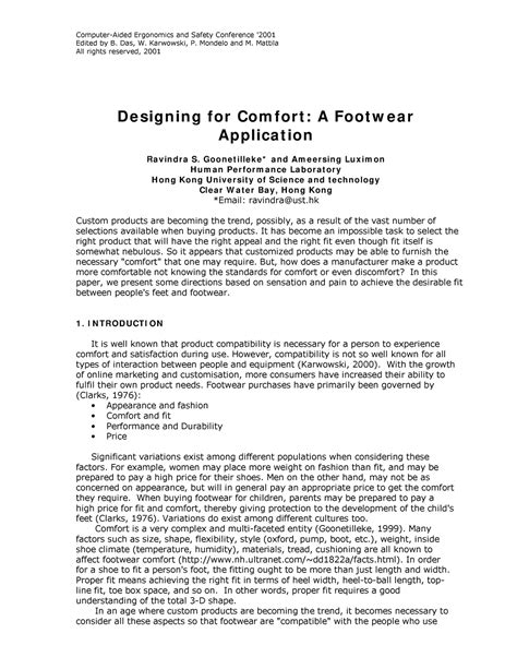 Designing for comfort a footwear applica - WAP and WML - LPU - Studocu