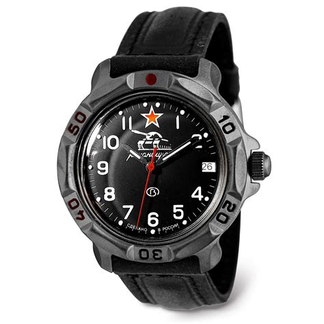 Buy VOSTOK | Men’s Komandirskie Tank Commander Russian Mechanical Watch ...