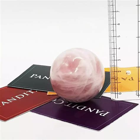 Rose Quartz Crystal Ball - For Heart Healing - Pandit.com