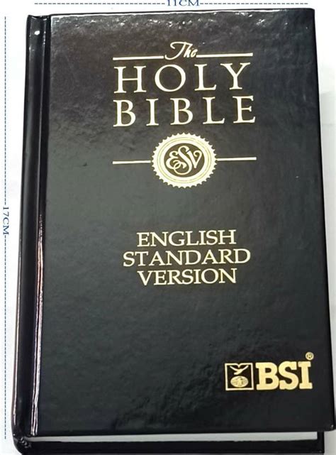 Holy Bible English /ESV VERSION-SMALL SIZE(SEMI COMPACT)/BSI: Buy Holy ...