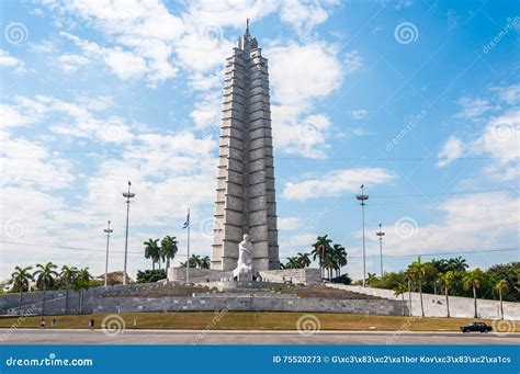 Jose Marti Monument in Revolution Square in Havana, Cuba Editorial ...