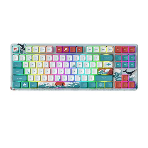 Buy COSTOM XVX M87 TKL Mechanical Keyboard, Hot Swappable Wireless ...