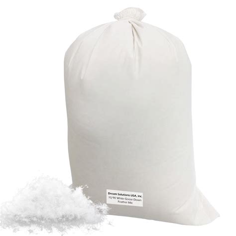 Bulk Goose Down Filling 10/90 (3/4 lb) 100% Natural White Down and ...