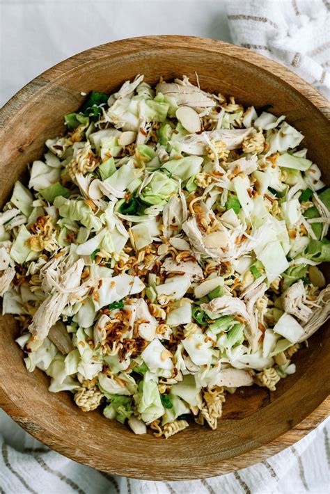 Chinese Chicken Salad Recipe with Ramen Noodles