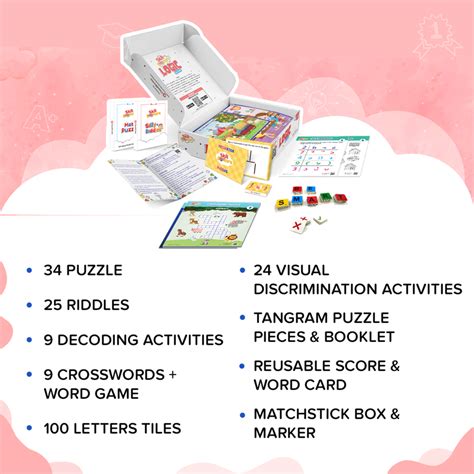 Buy Brain Boosting Activity Kit - 103 Pieces with Free App, Riddles ...