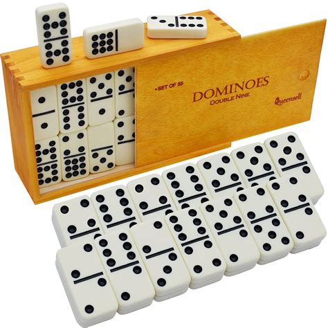 Snapklik.com : Dominos Game Double 9 - Dominos Set For Adults And Kids ...