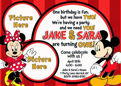 Minnie mouse birthday invitations candy wrappers thank you cards candy ...