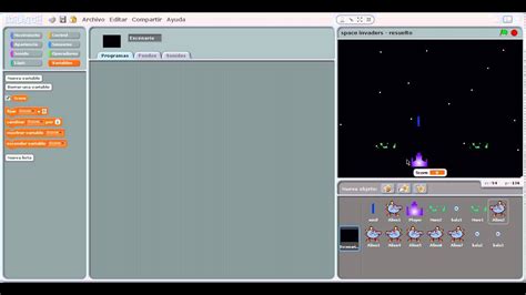 Image result for How to Make a Space Invaders Game in Scratch Futures Lab