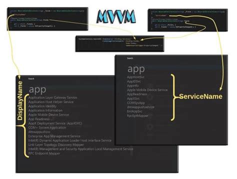 Image result for WPF Control Search Similar to SQL Query