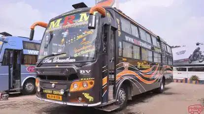 MRM Travels Bus Services – Safe, Comfortable & Affordable Travel