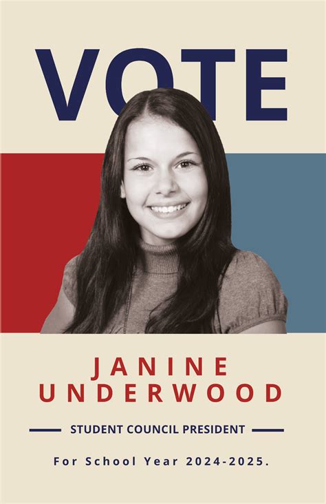 Student Council Election Posters Creative Student Council Election