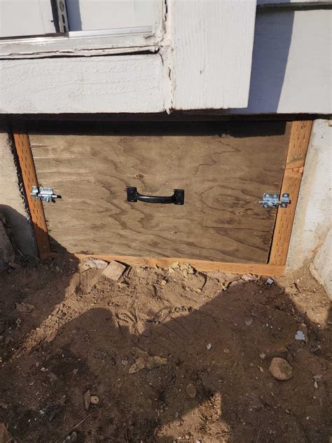 Crawl Space Door Installation