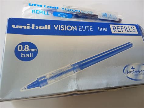 uni-Ball UBR- 90 0.7mm Roller Pen Refill | Usable for UB-200 | Blue Ink ...