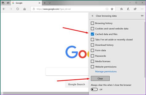 Image result for Clear Cache From Microsoft Browser