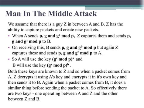 Image result for Man in the Middle Attack for Diffie-Hellman Key Exchange Algorithm