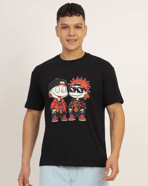 Buy Black Tshirts for Men by Shein Online | sheinindia.in