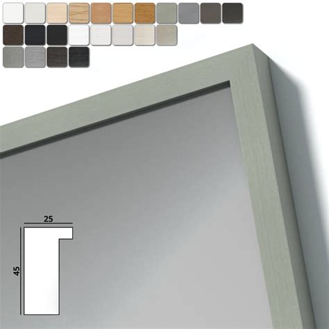 Spiegel mit Holzrahmen nach Maß - Main | Badspiegel Shop