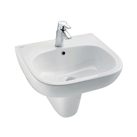 American Standard - Half Pedestal Semi Circle White Wash Basin - Active ...