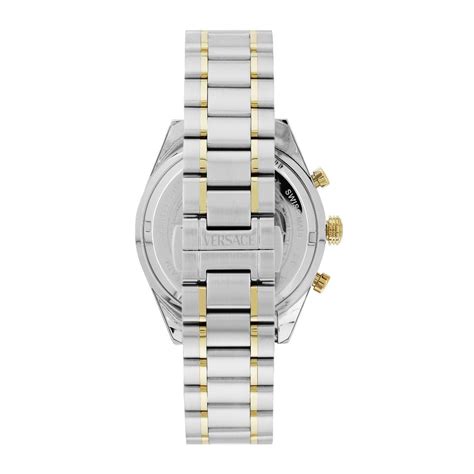 Versace V-Code Chrono 41 mm Green Dial Men Watch- VE0CA0324 – Only Watches