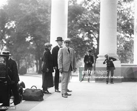Dr. Charles Mayo founder of the Mayo Clinic arriving at the White ...