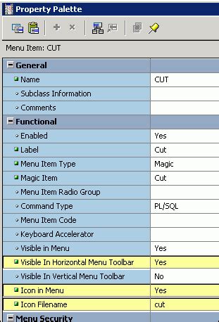 Image result for Oracle Forms Menu Design