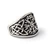 Buy BAVIPOWER Viking Vegvisir Nordic Compass Valknut Odin Symbol Rune ...