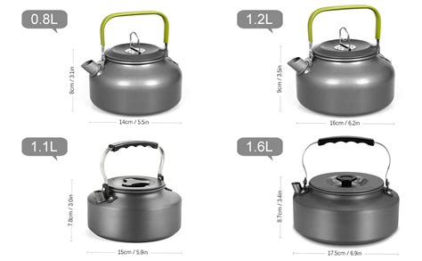 CLUEMART 0.8L Portable Water Kettle, Teapot, Coffee Pot - Indoor ...