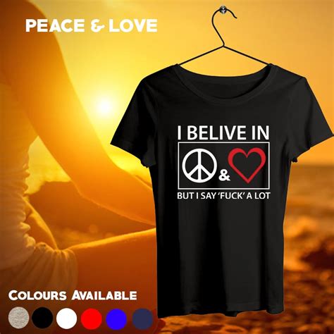 Peace & Love T-shirts For Women - TEEZ.in