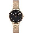 Daniel Wellington Women's Petite Melrose 28mm Rose Gold Mesh Strap ...