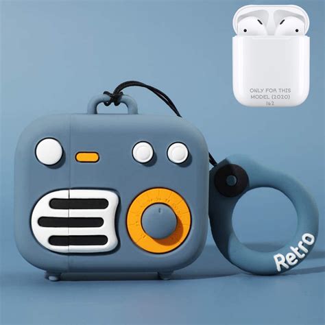 Rapidotzz Protective Case for AirPod 1 and 2 (Black) | Airpod Skin with ...