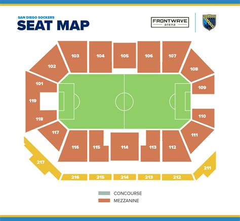 Interactive Seating Chart | Frontwave Arena