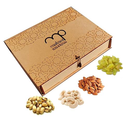 Maalpani Diwali Hamper wooden Dry Fruit Gift , Diwali Card , Diwali ...