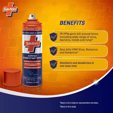 Savlon Surface Disinfectant Spray, 170 gm Price, Uses, Side Effects ...