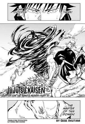 VIZ   Read Jujutsu Kaisen, Chapter 109 Manga   Official  