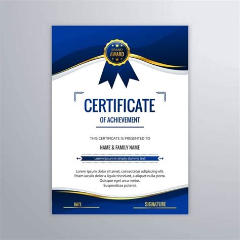 Vertical certificate Images - Free Download on Freepik