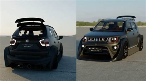 Humble Maruti Ignis Imagined with Wide Body Kit » Car Blog India