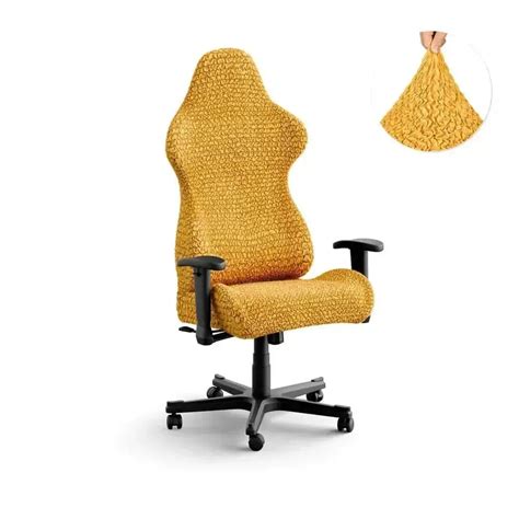 DivineTrendz™ Exclusive - Mango Luxe Crinkle Office Chair Cover ...