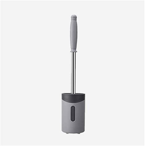 Toilet Without Punching Wall-Mounted Toilet Cleaning Brush Stainless ...