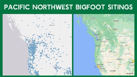 Bigfoot Sightings Map —Decoding Bigfoot's Trail Using Data — Mashup Math