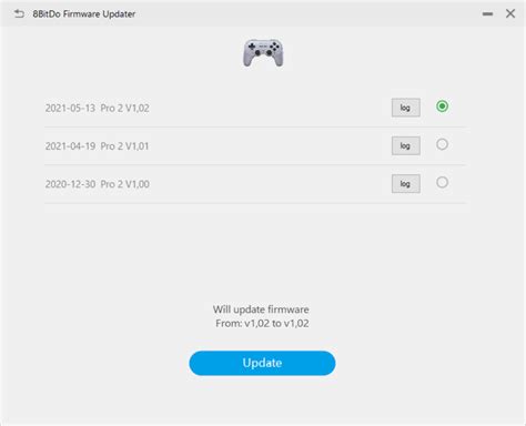 8Bitdo Pro Update 的图像结果