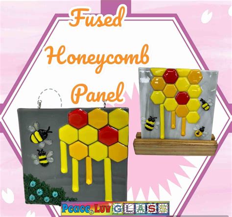 Fused Glass Honeycomb Class, Peace Luv Glass - Stained Glass, Fletcher ...