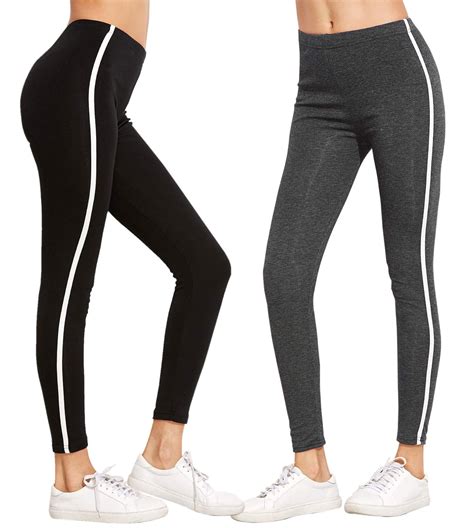 Buy DTR FASHION Women's Gym wear Leggings Ankle Length Free Size Combo ...