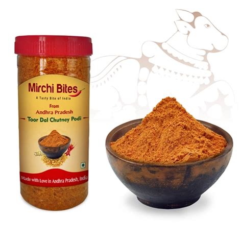 Buy Ongole's Famous Andhra Toor Dal (Kandi Pappu) Chutney Podi Online ...