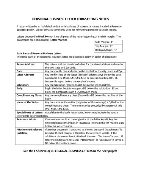 Image result for Personal Letter Format